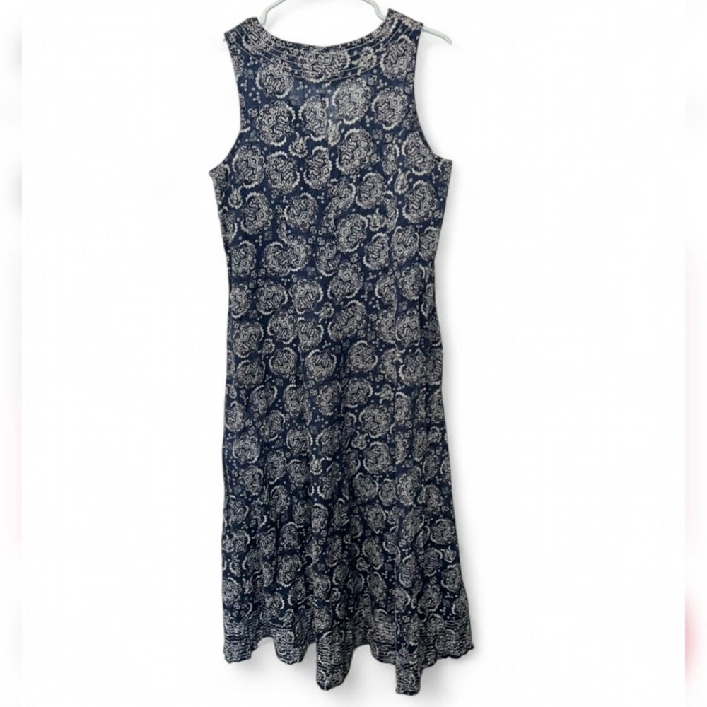 Coldwater Creek Paisley Maxi Dress Coastal Boho - Picture 9 of 12